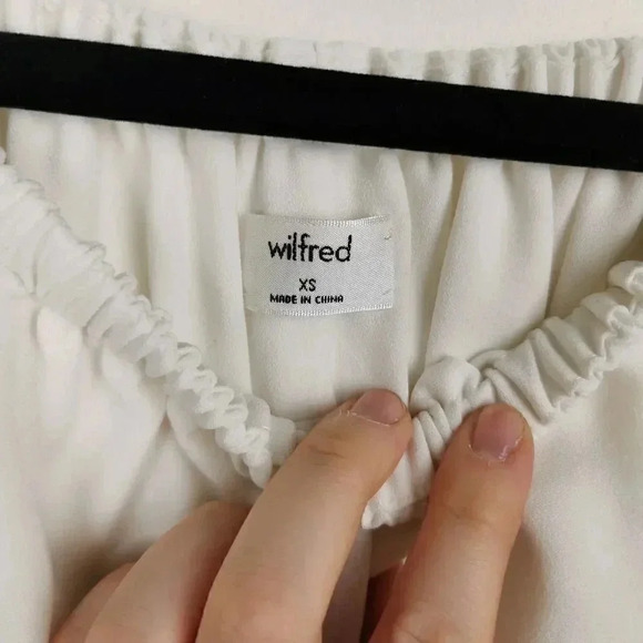 Wilfred |Hosta  White Off Shoulder Dress sz. x-small - Picture 4 of 9